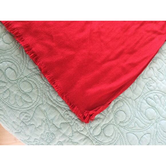 Max Edition Ruby Red Scarf 20in x 70in - Picture 3 of 4